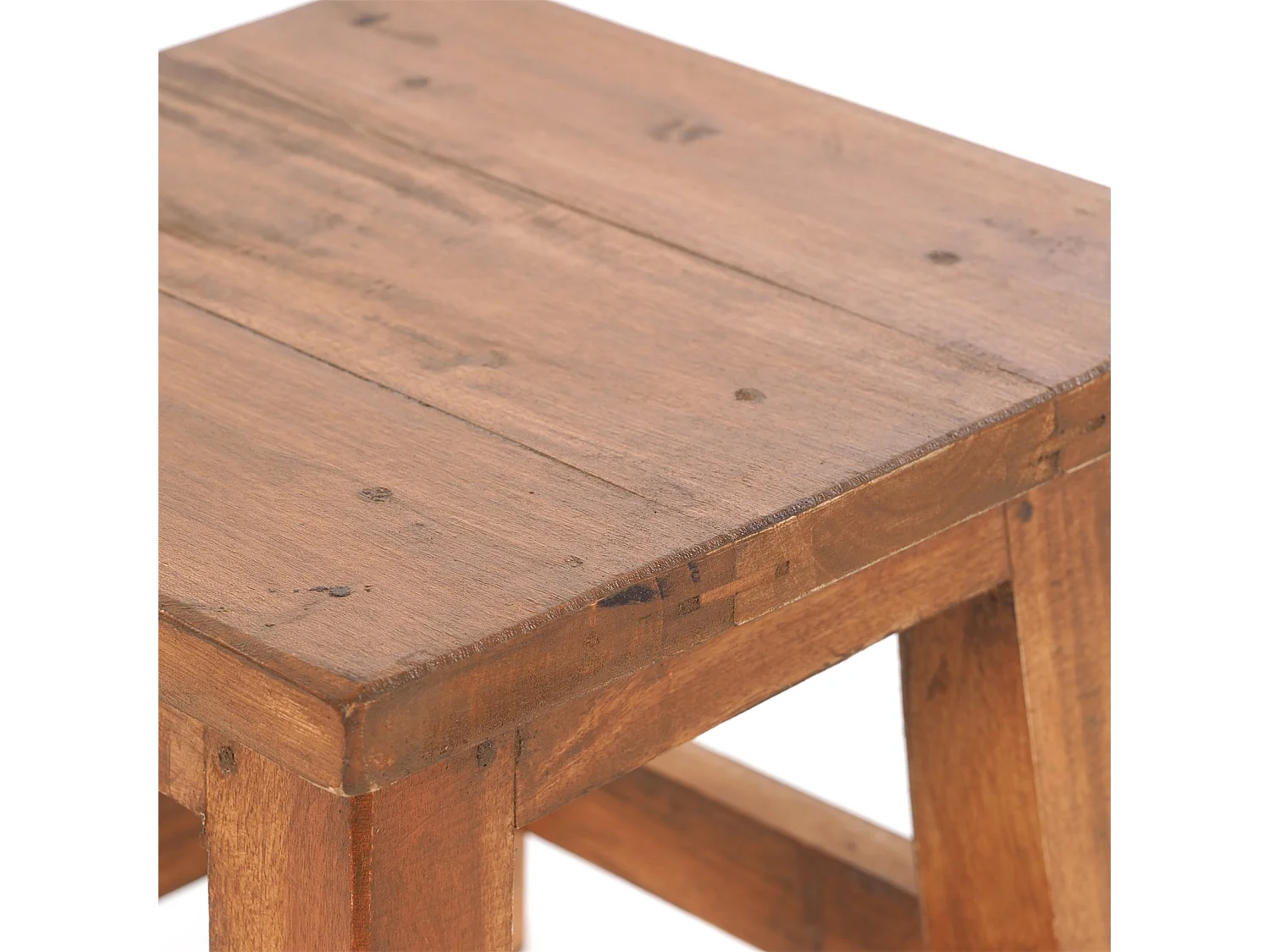 FUSSHOCKER PALO Bois de recyclage en acajou 08 honigfarben gewachst