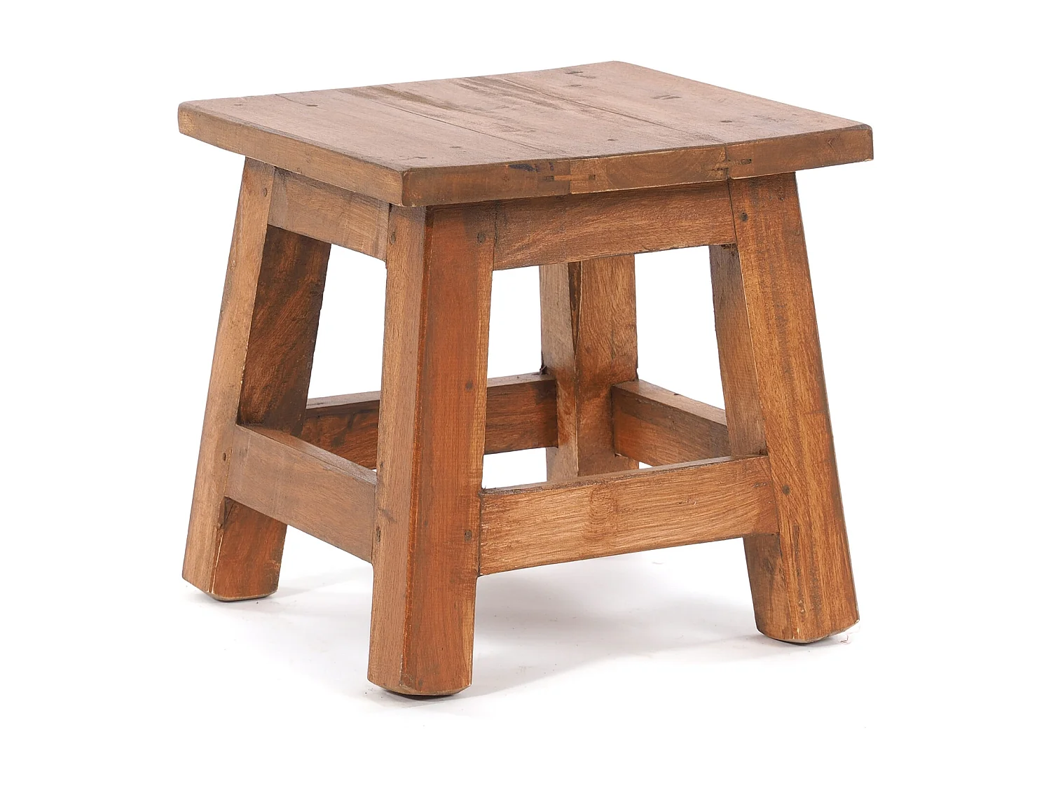 FUSSHOCKER PALO Bois de recyclage en acajou 08 honigfarben gewachst