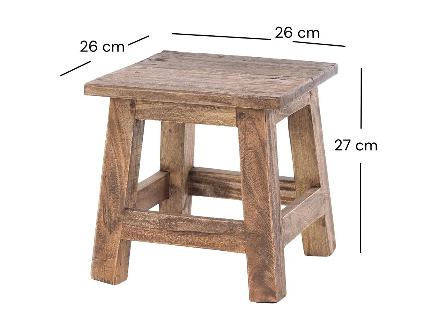 FUSSHOCKER PALO Bois de recyclage en acajou 01 natur-vintage