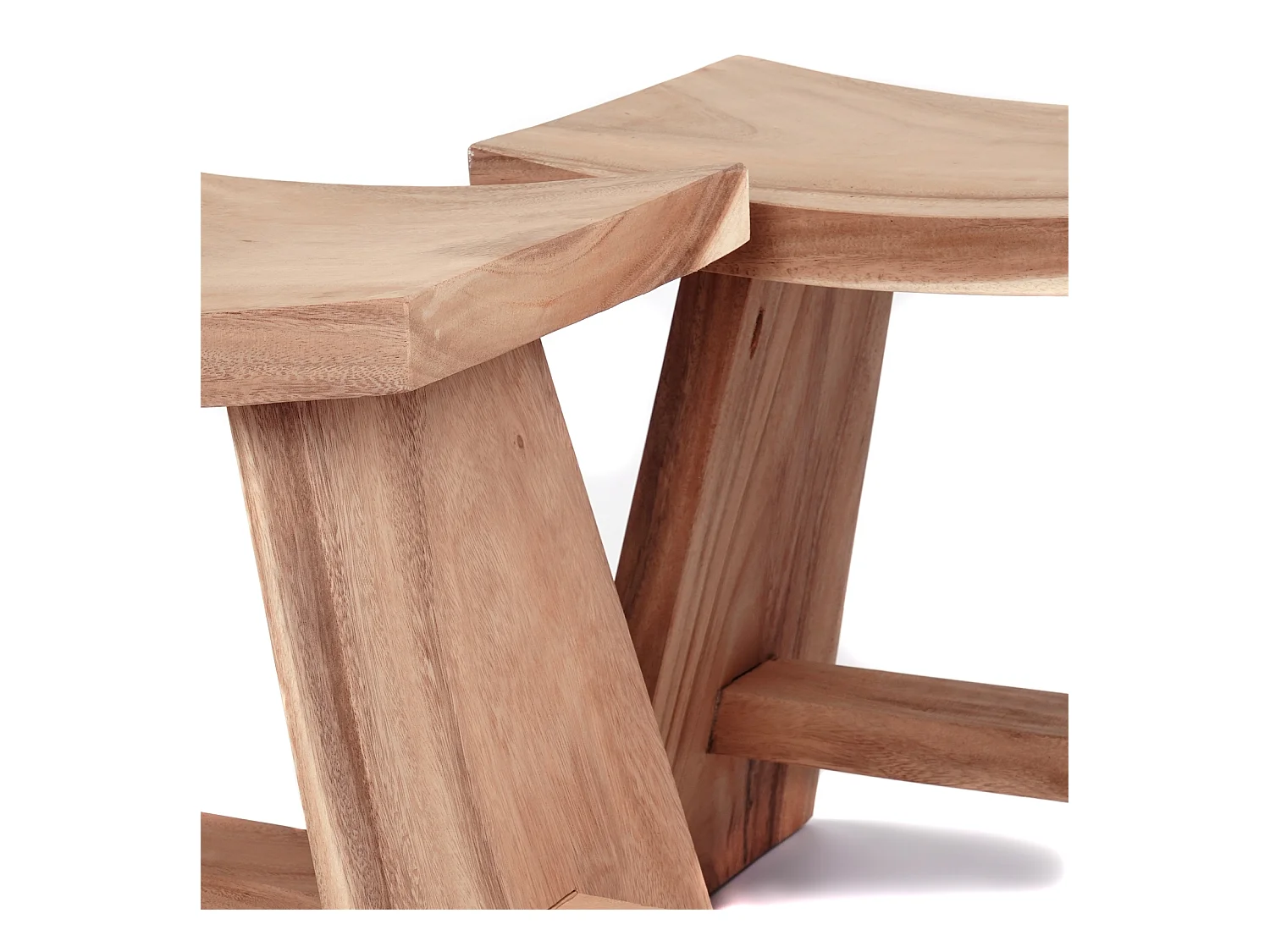 TABOURET FINCA Bois de suar / acacia couleurs naturelles