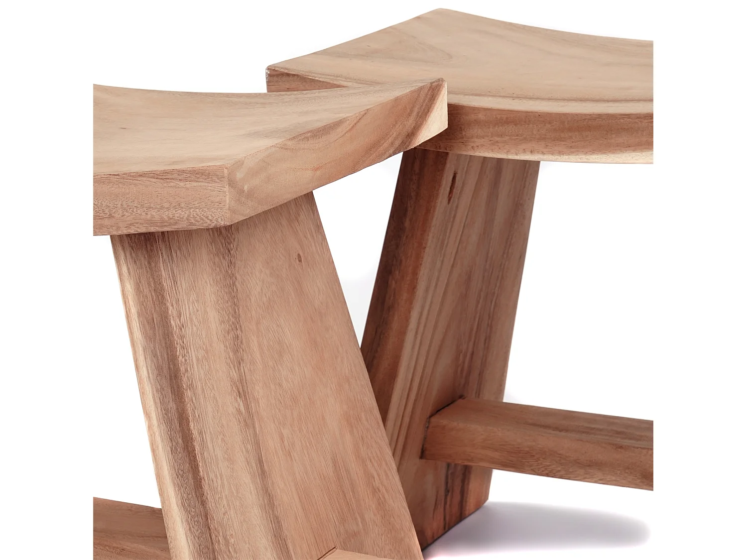 TABOURET FINCA Bois de suar / acacia couleurs naturelles