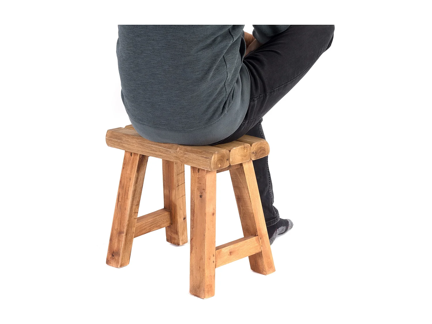 TABOURET Rustique Teck massif 08 honigfarben gewachst