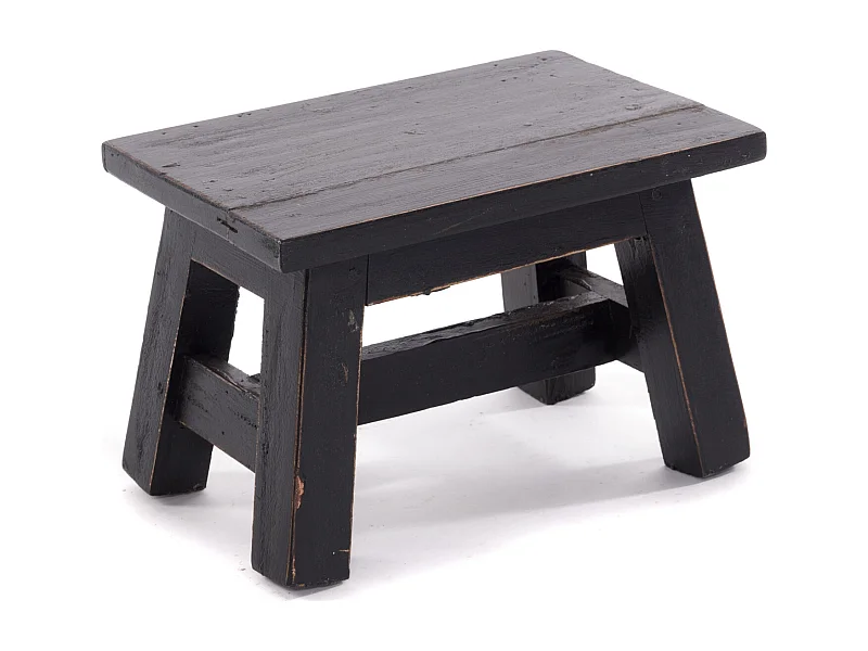 BLUMENHOCKER Monte Mahagoni Massivholz 09 voodoo - schwarz