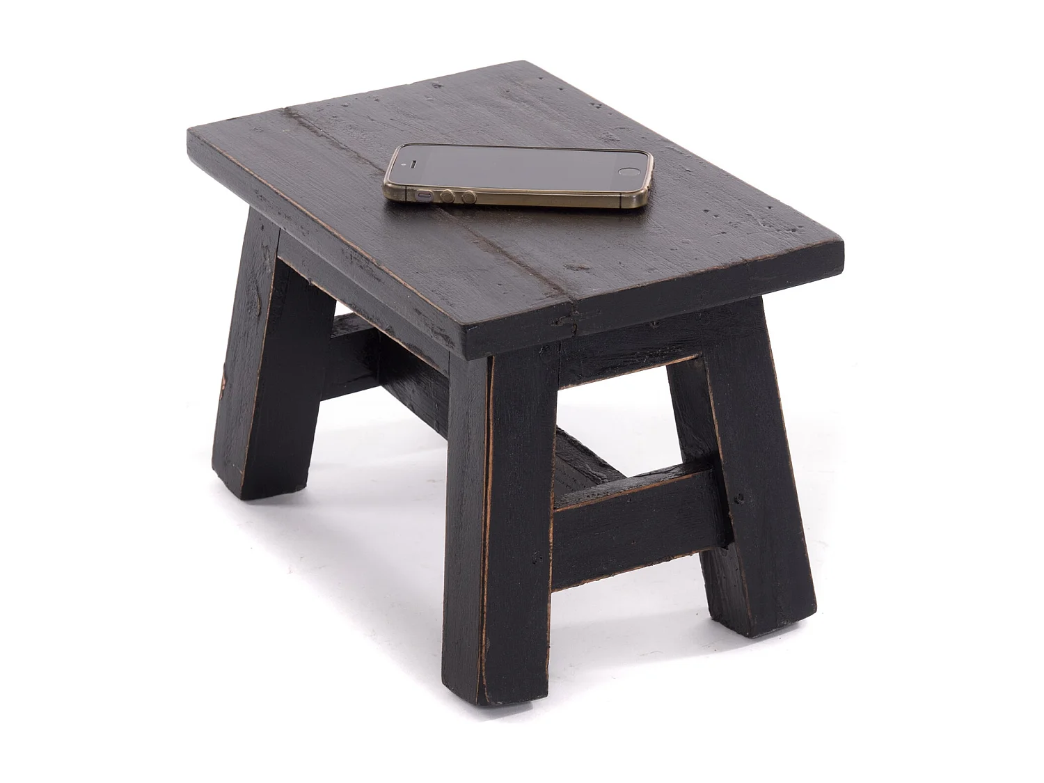 PORTE-FLEURS Monte Bois massif en acajou 09 voodoo - schwarz