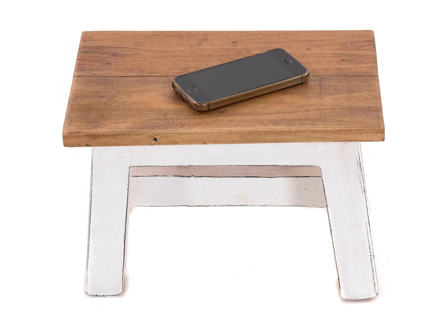 PORTE-FLEURS Monte Bois massif en acajou 06 weiß-landhaus