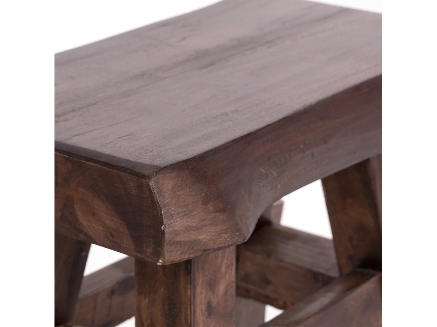 HOCKER VINTAGE 40 Massivholz 03 dunkelbraun