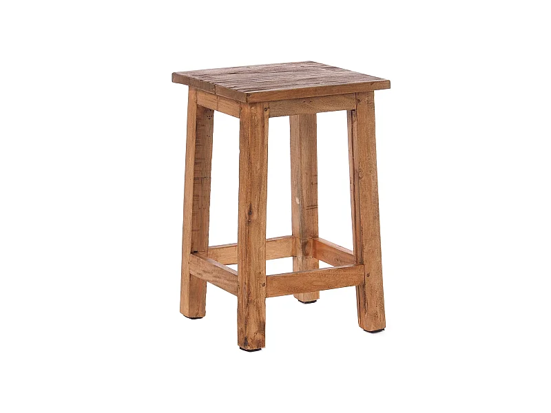 HOCKER MADERO  Recyclingholz 01 natur-vintage