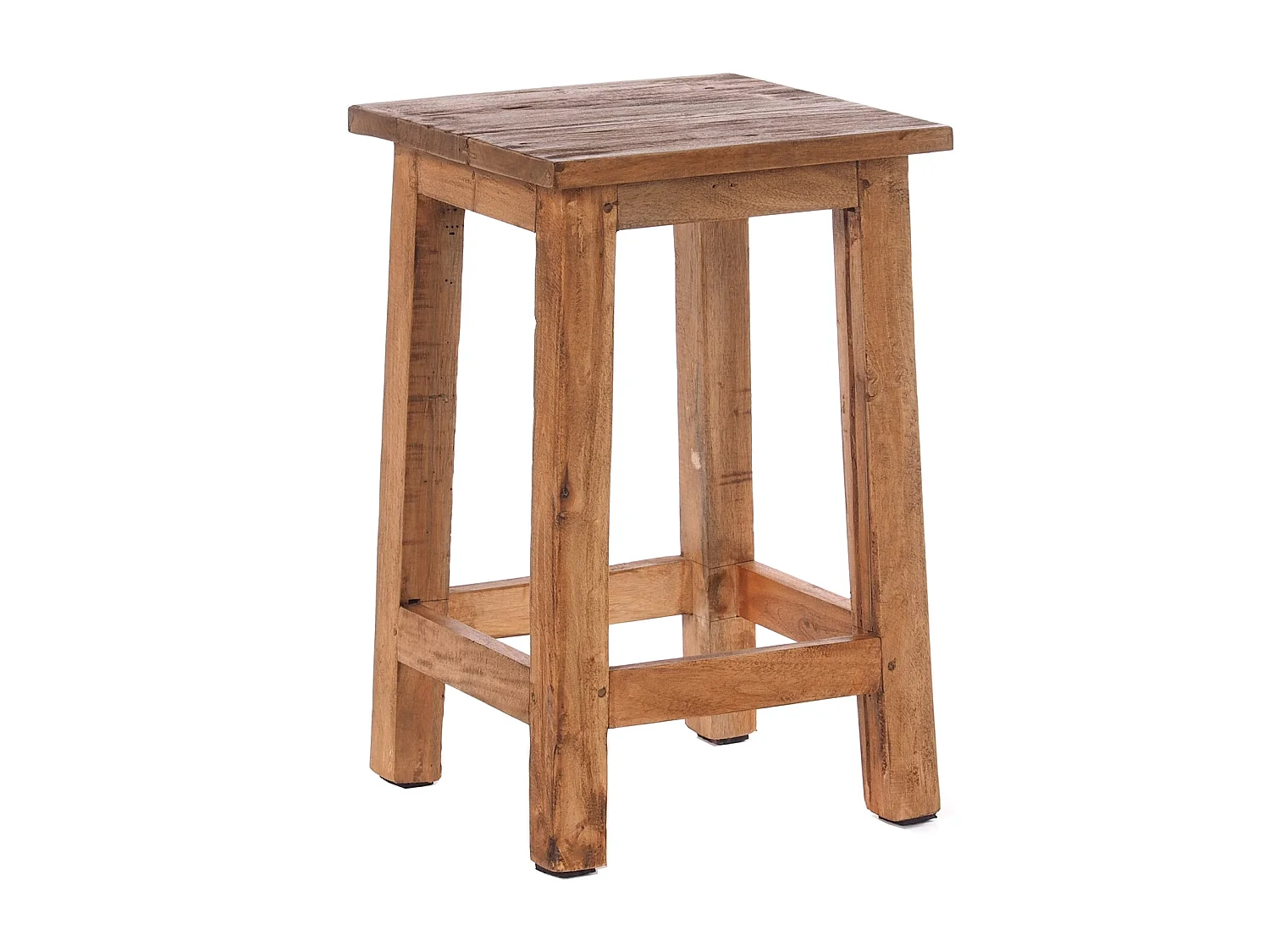 TABOURET MADERO bois de recyclage 01 natur-vintage