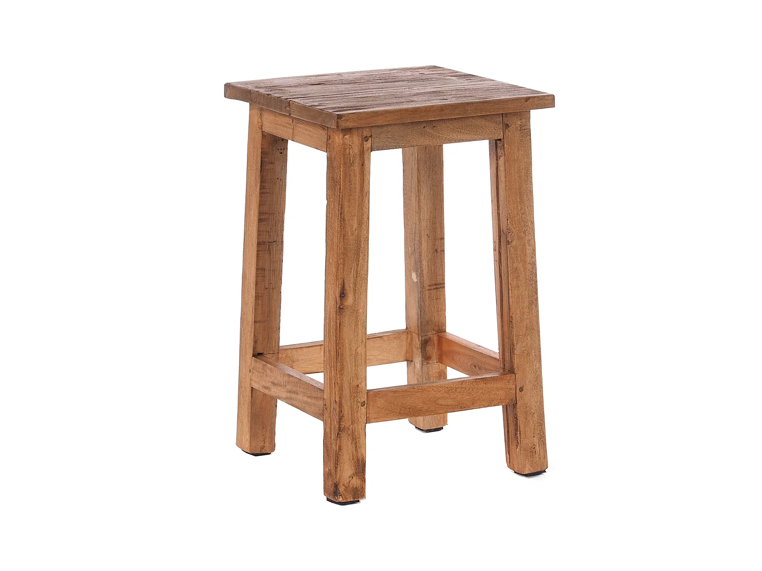 TABOURET MADERO bois de recyclage 01 natur-vintage