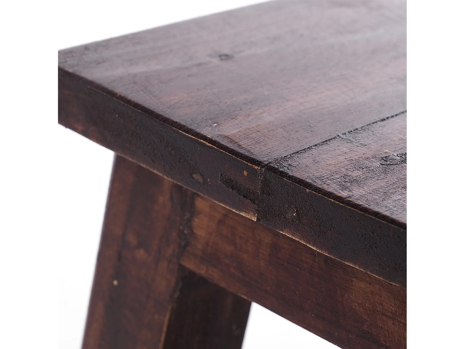 PORTE-FLEURS Monte Bois massif en acajou 03 dunkelbraun