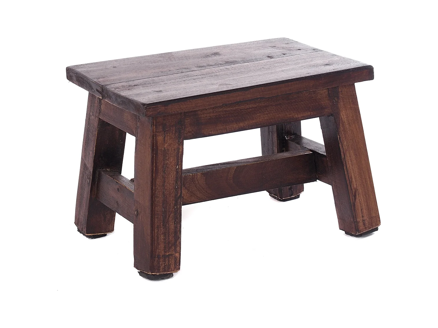 BLUMENHOCKER Monte Mahagoni Massivholz 03 dunkelbraun