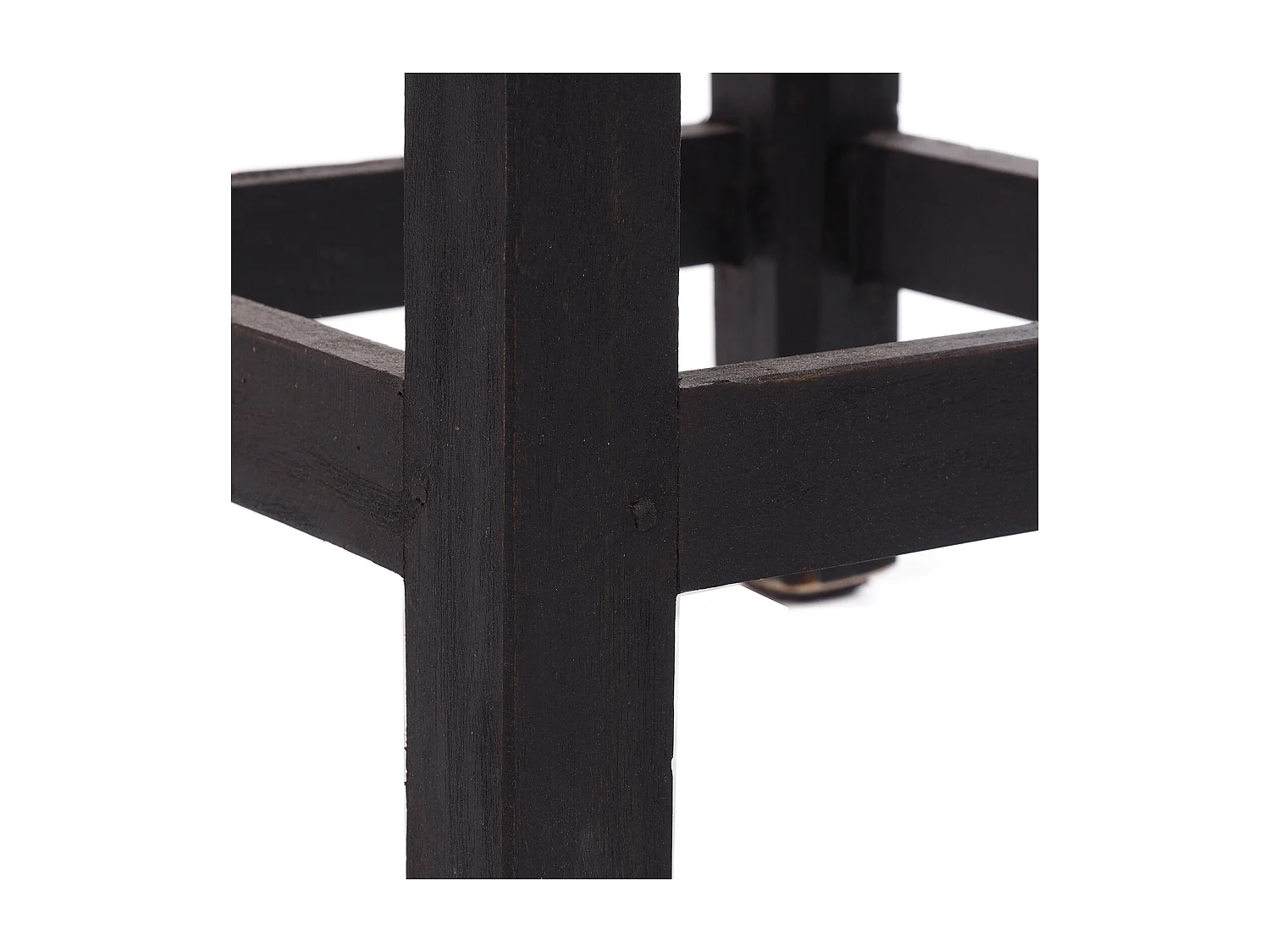 TABOURET MADERO bois de recyclage 04 schwarz-natur