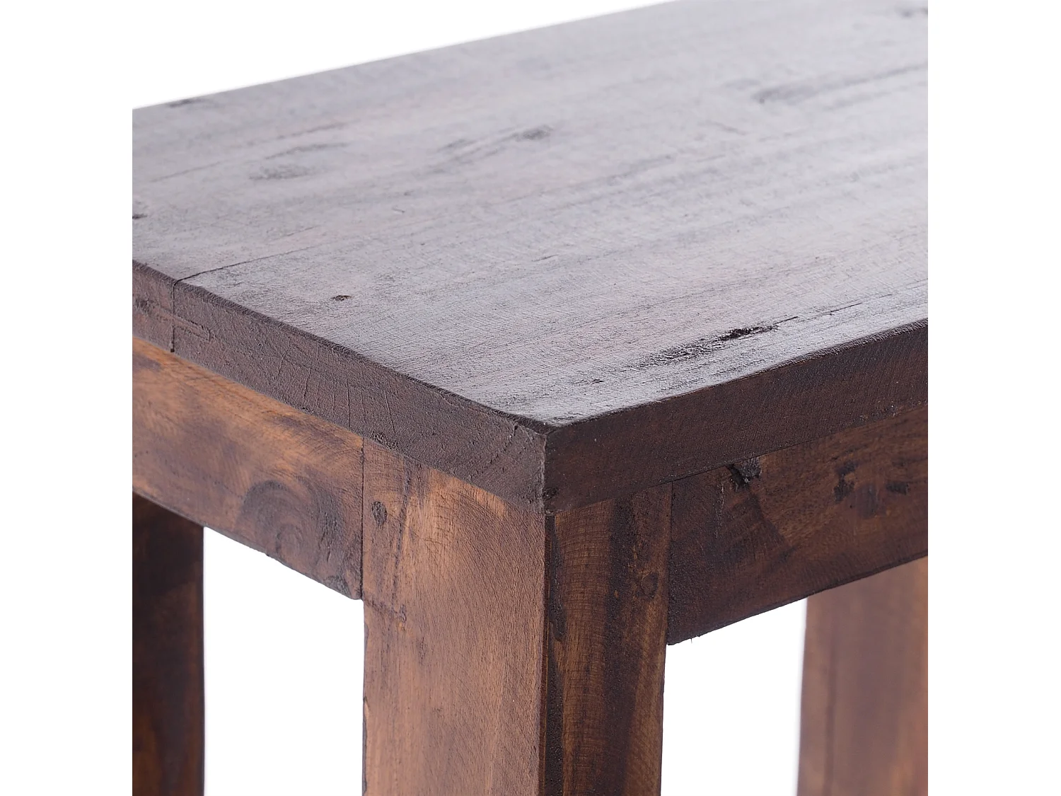 ESCABEAU ÉTAPE Recyclage de bois à deux étapes 03 dunkelbraun