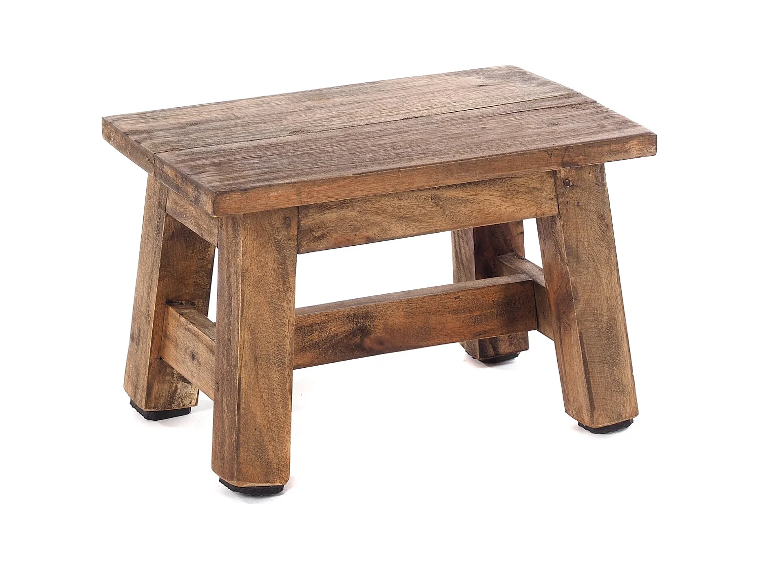 BLUMENHOCKER Monte Mahagoni Massivholz 01 natur-vintage