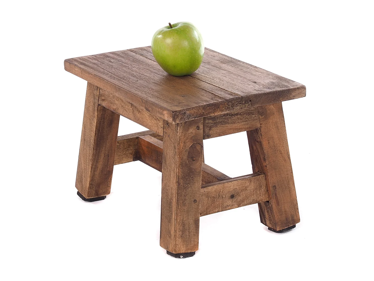 BLUMENHOCKER Monte Mahagoni Massivholz 01 natur-vintage