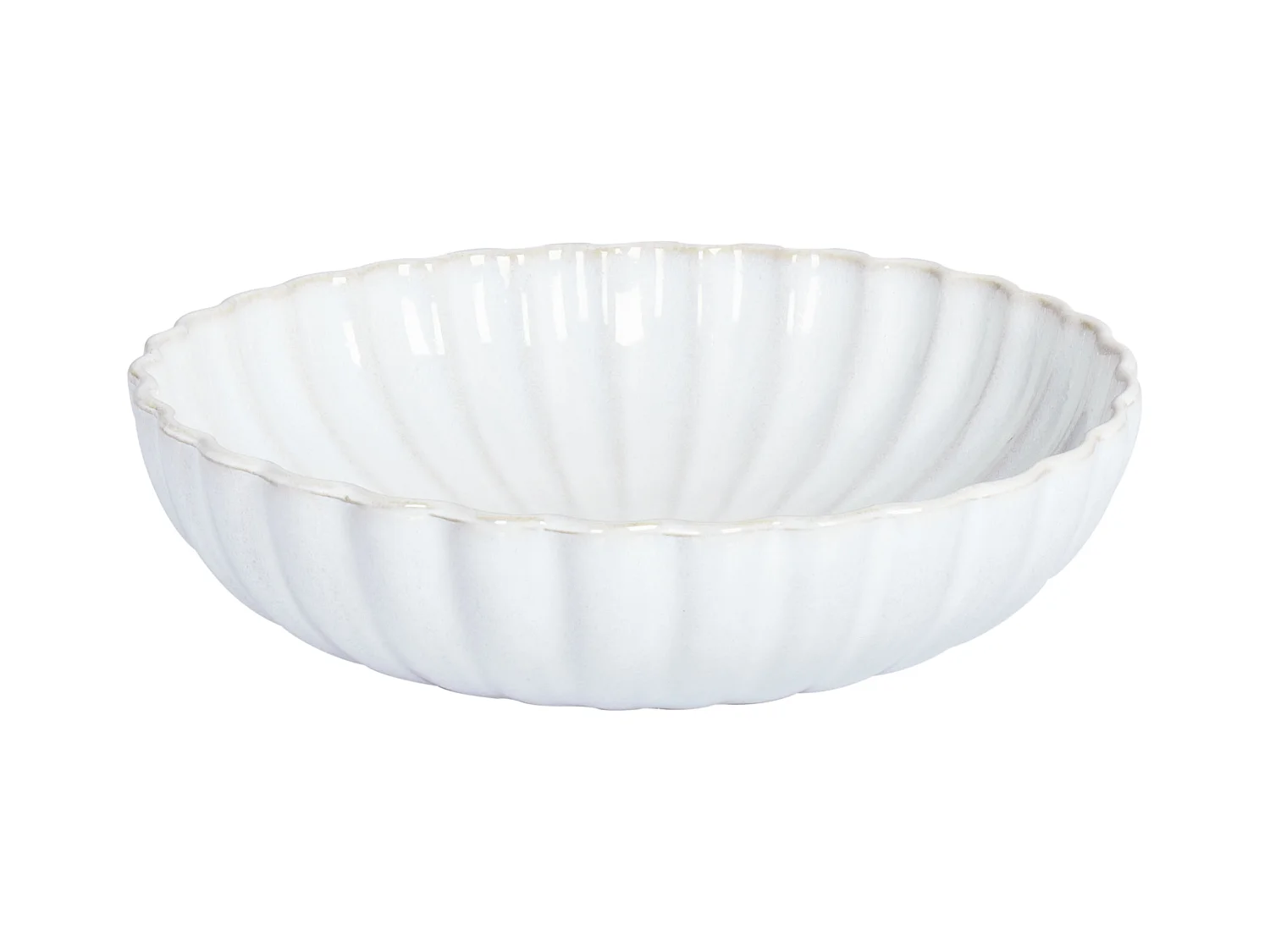 Set di 16 stoviglie NETTLE Gres porcellanato Bianco sporco