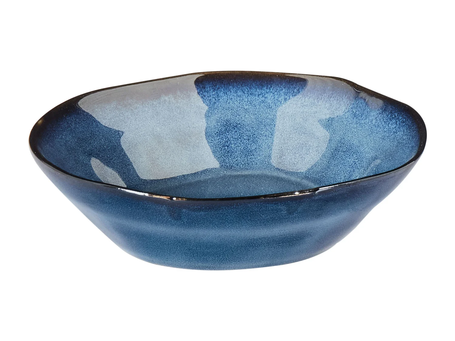 Set de 16 couverts de table HAWTHORN Grès Bleu