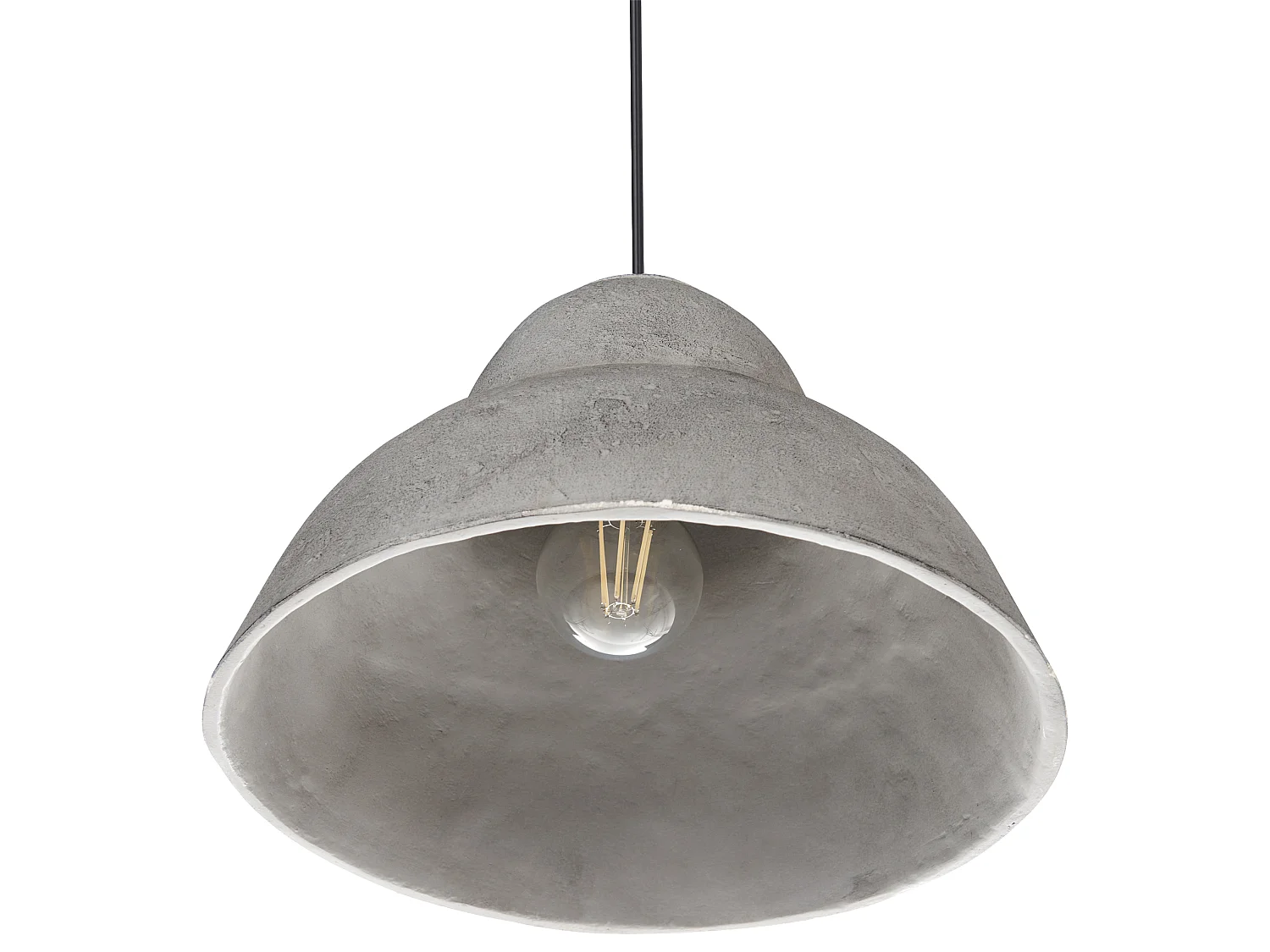 Lampe suspension KABALEBO Papier-mâché Gris
