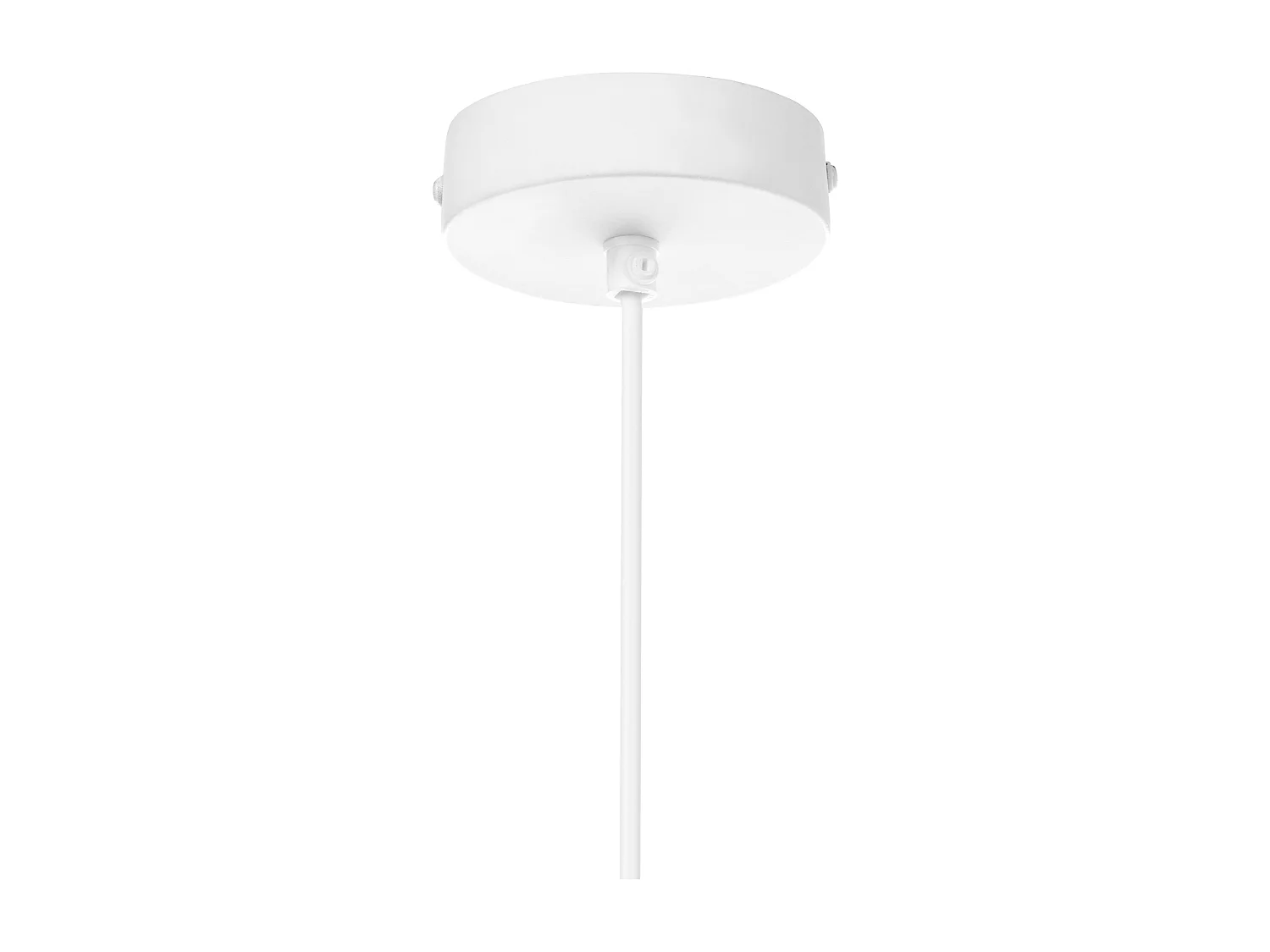 Lampe suspension PORONGOS Papier-mâché Blanc