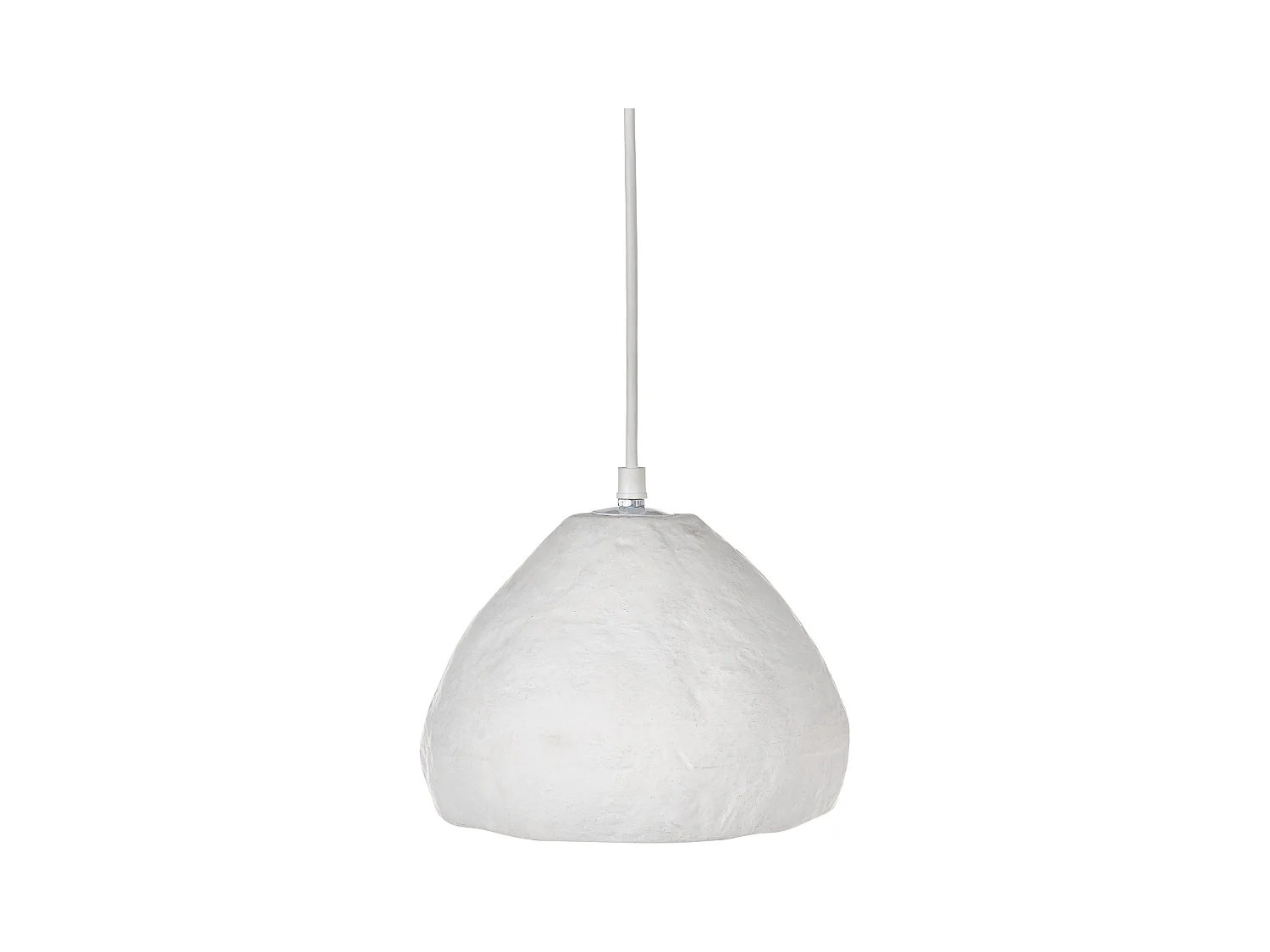 Lampe suspension OLIMAR Papier-mâché Blanc