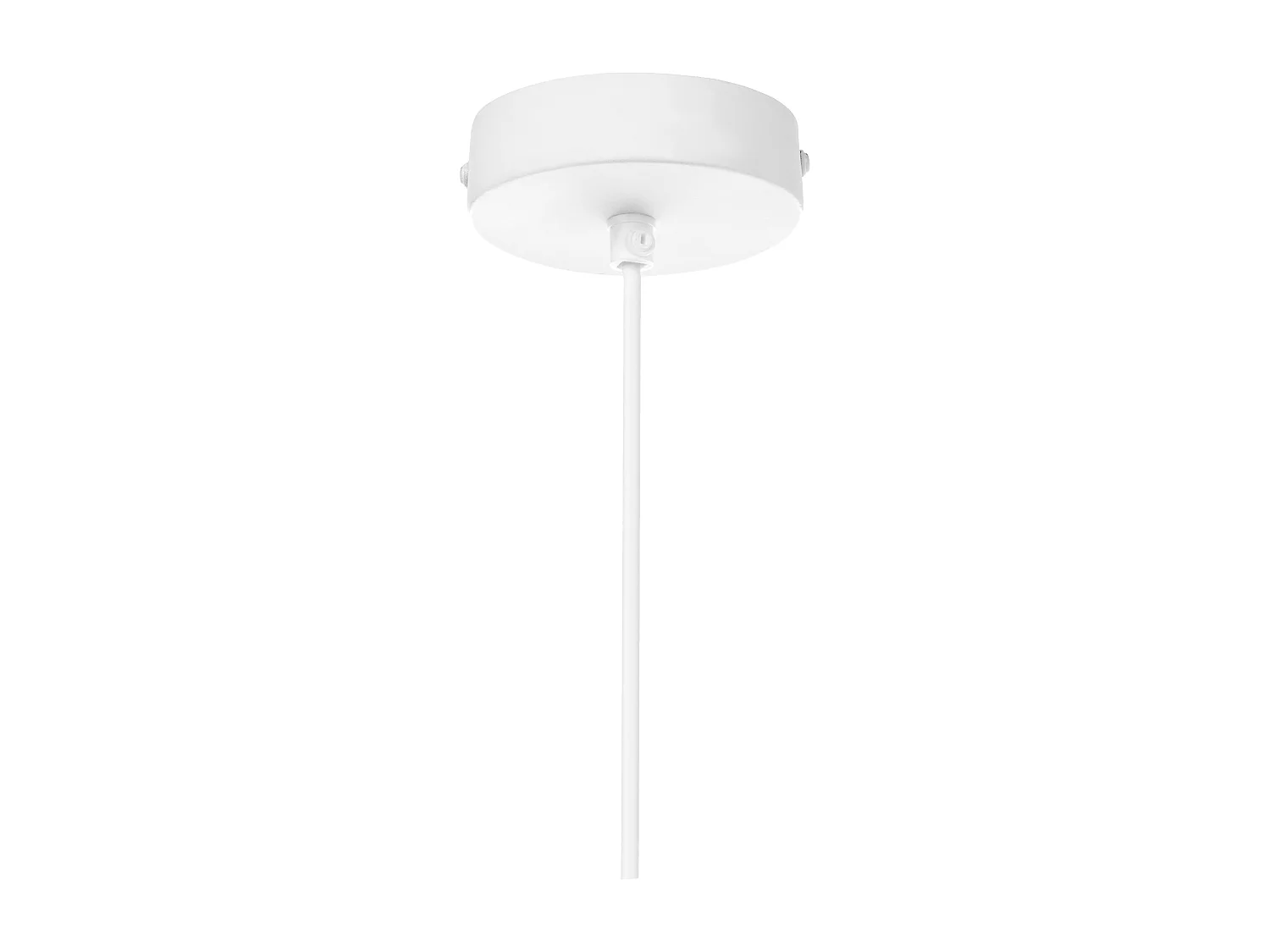 Candeeiro suspenso OLIMAR Papel machê Branco