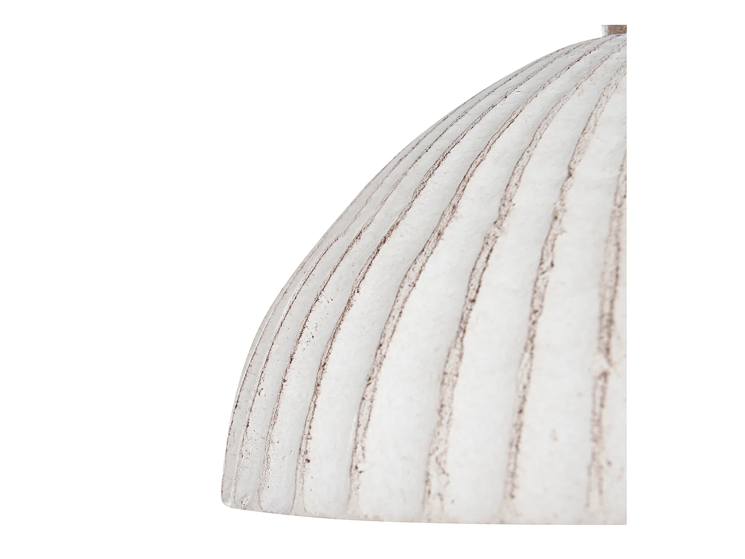 Hanglamp COTTICA Papier-mâché Wit