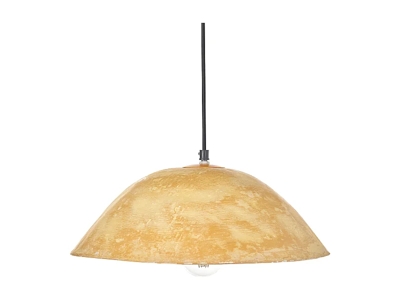 Hanglamp WAYAMBO Papier-mâché Geel