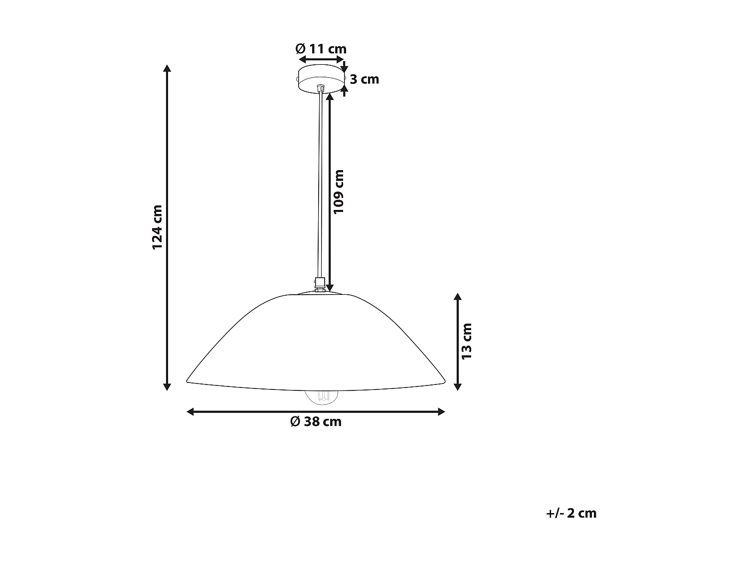 Lampe suspension WAYAMBO Papier-mâché Jaune