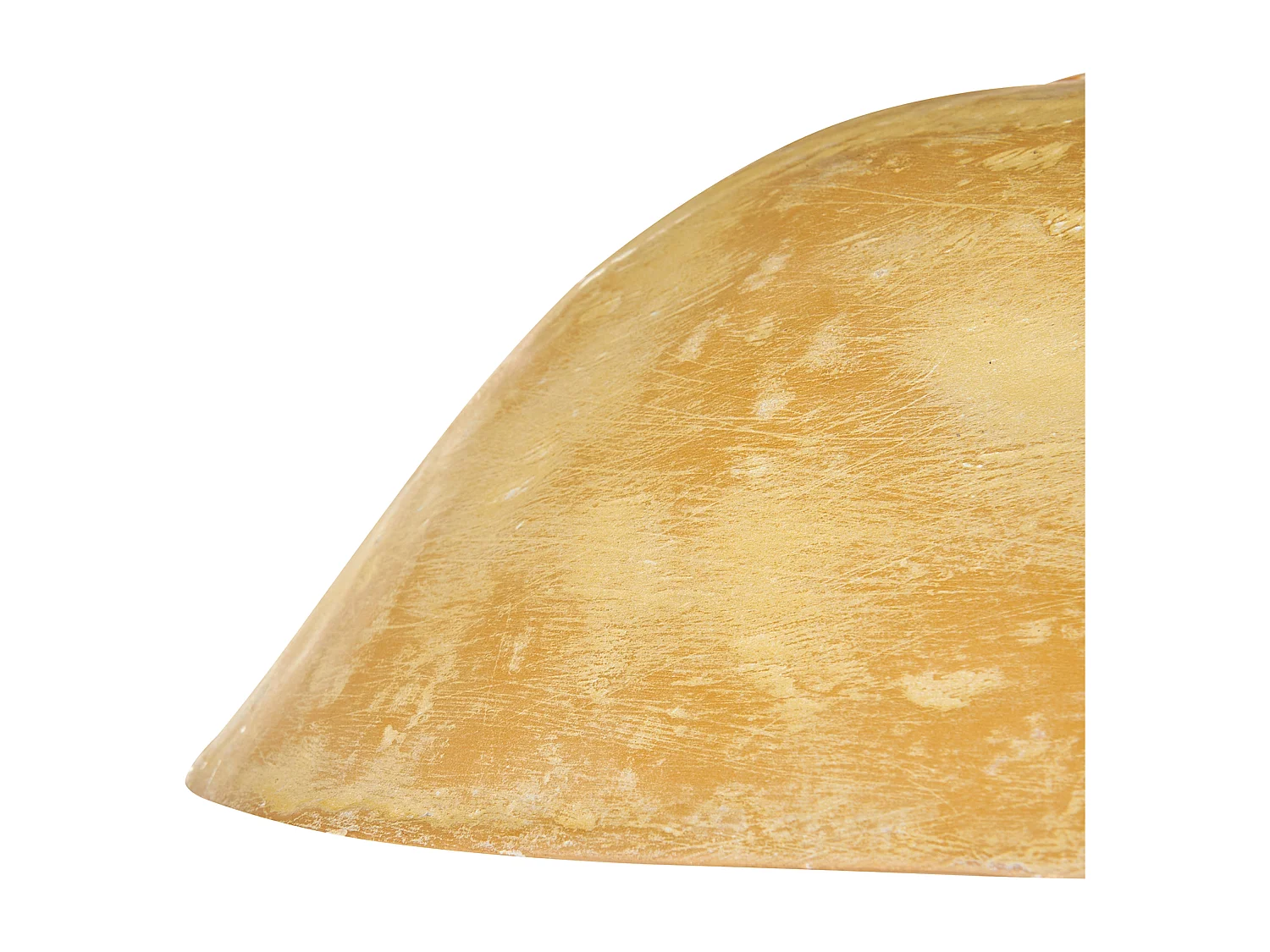 Lampe suspension WAYAMBO Papier-mâché Jaune