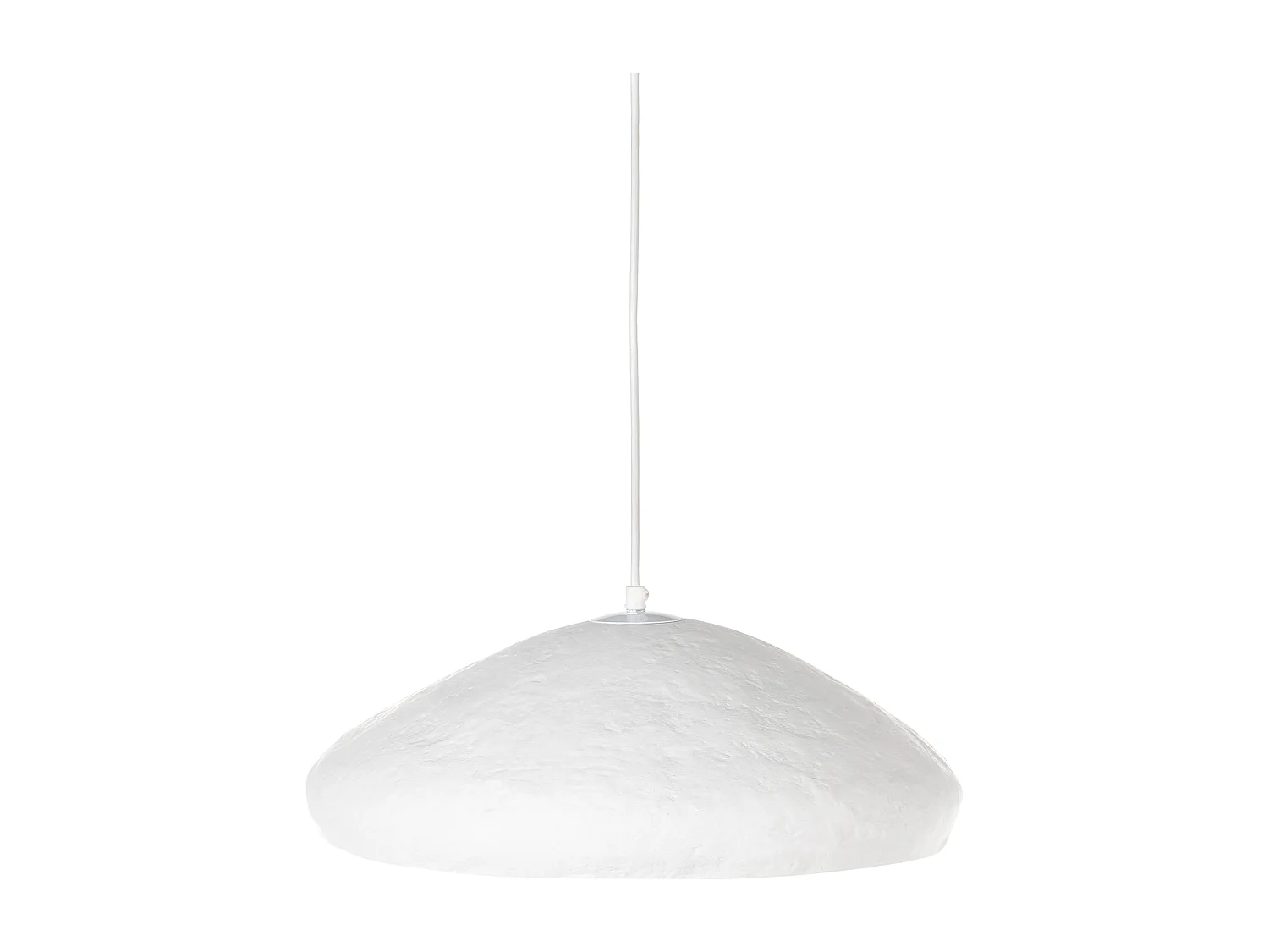 Lampe suspension TACUARI Papier-mâché Blanc
