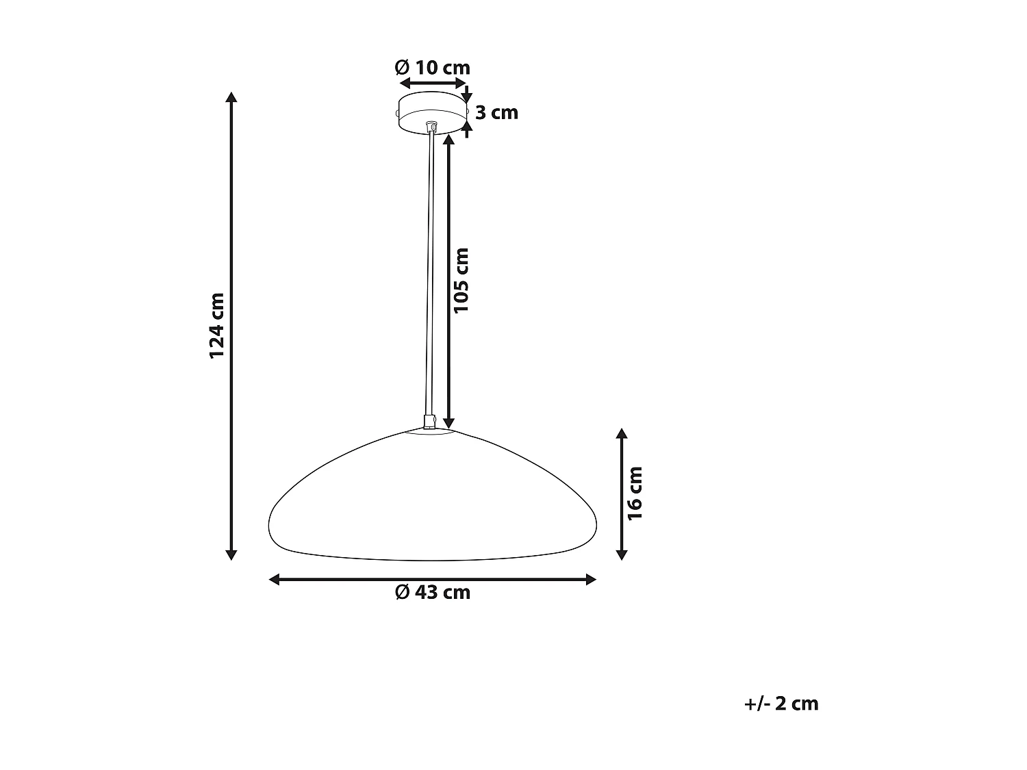 Lampe suspension TACUARI Papier-mâché Blanc