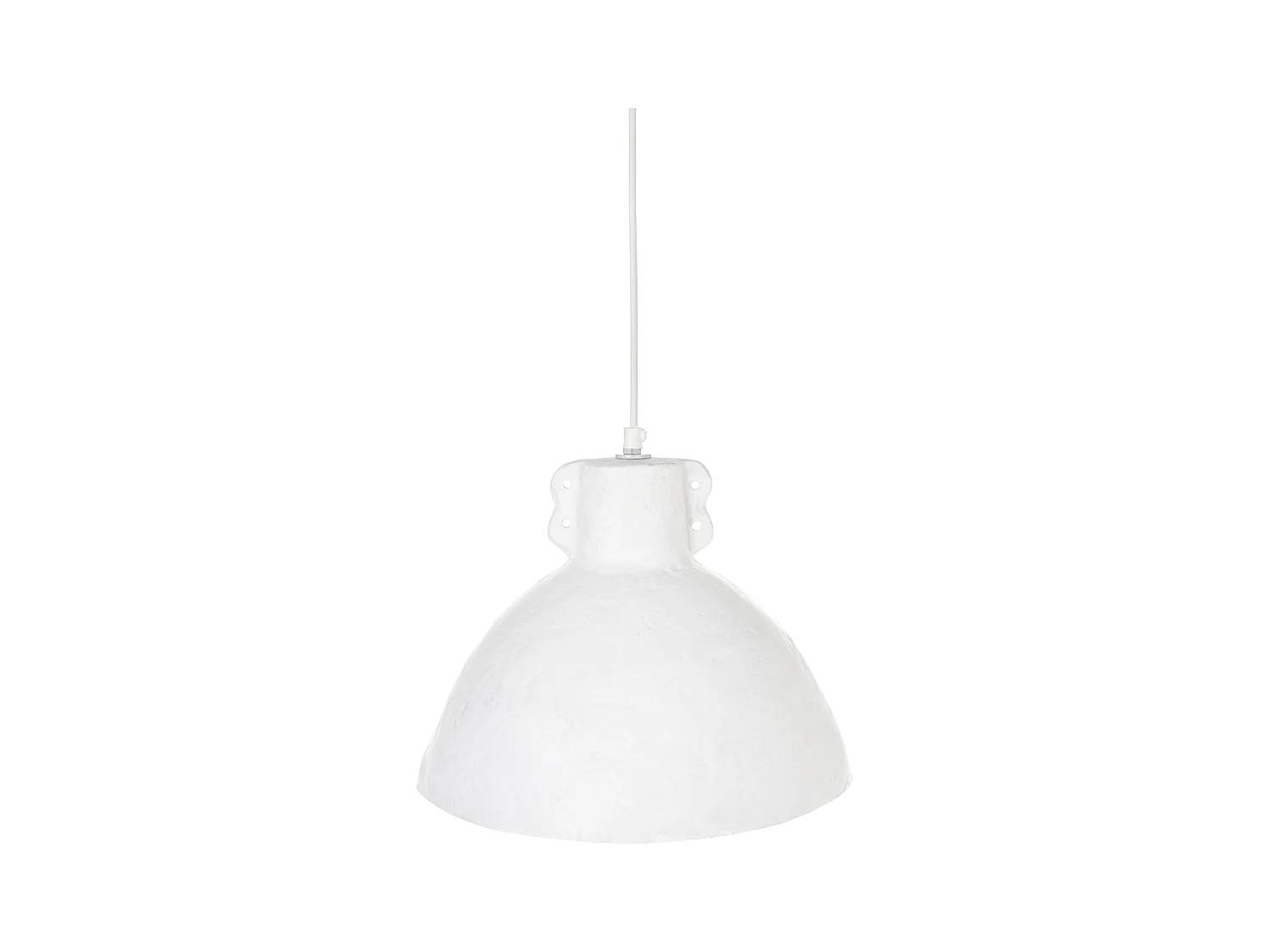 Lampe suspension MIGUELETE Papier-mâché Blanc