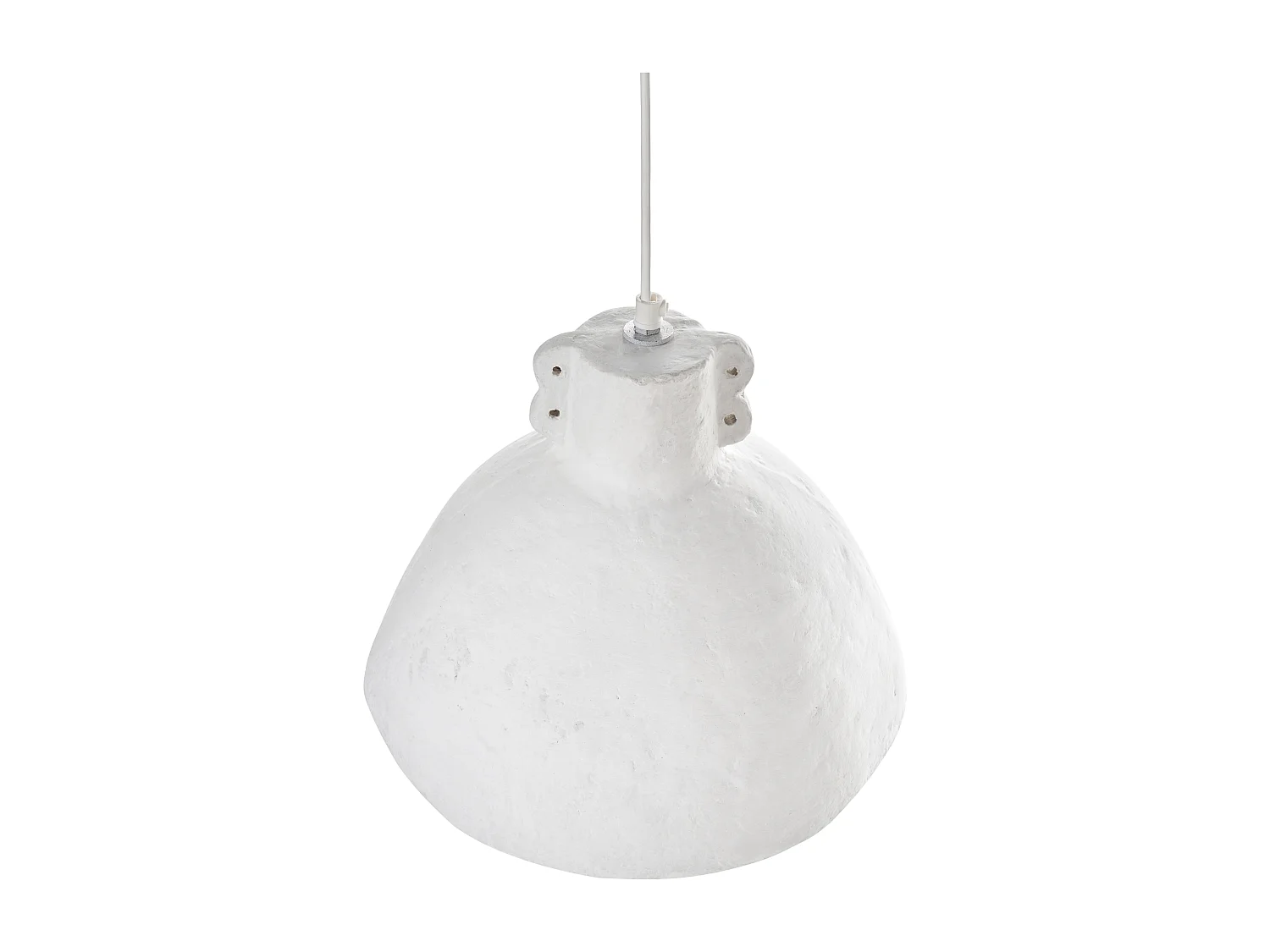 Candeeiro suspenso MIGUELETE Papel machê Branco