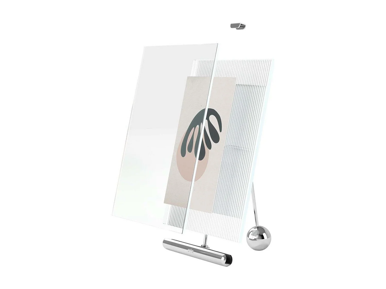 Cadre photo en verre strié Flute