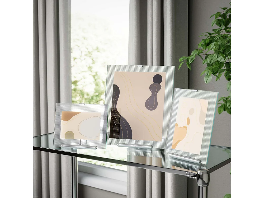 Cadre photo en verre strié Flute