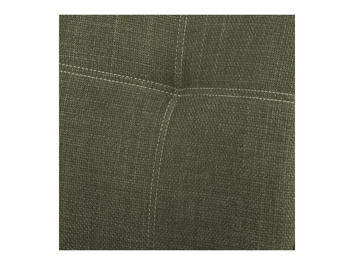 BISPO - Lot de 4 Chaises Tissu Texturé Coloris Vert kaki