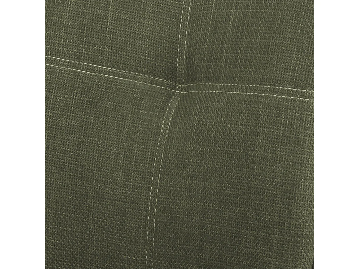 BISPO - Lot de 4 Chaises Tissu Texturé Coloris Vert kaki