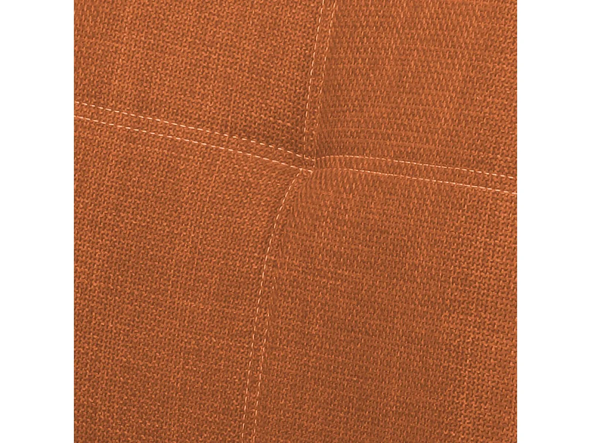 BISPO - Lot de 4 Chaises Tissu Texturé Coloris Brique Terracotta