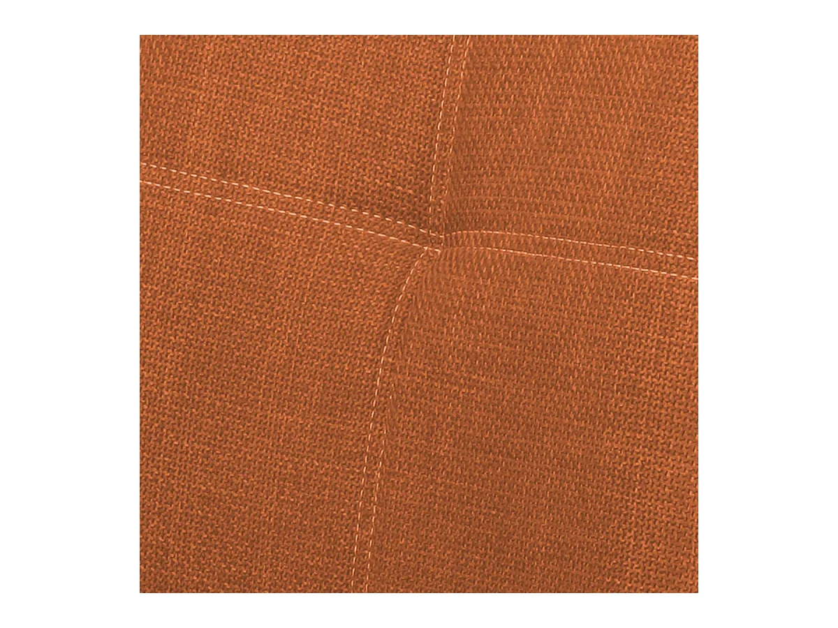 BISPO - Lot de 6 Chaises Tissu Texturé Coloris Brique Terracotta
