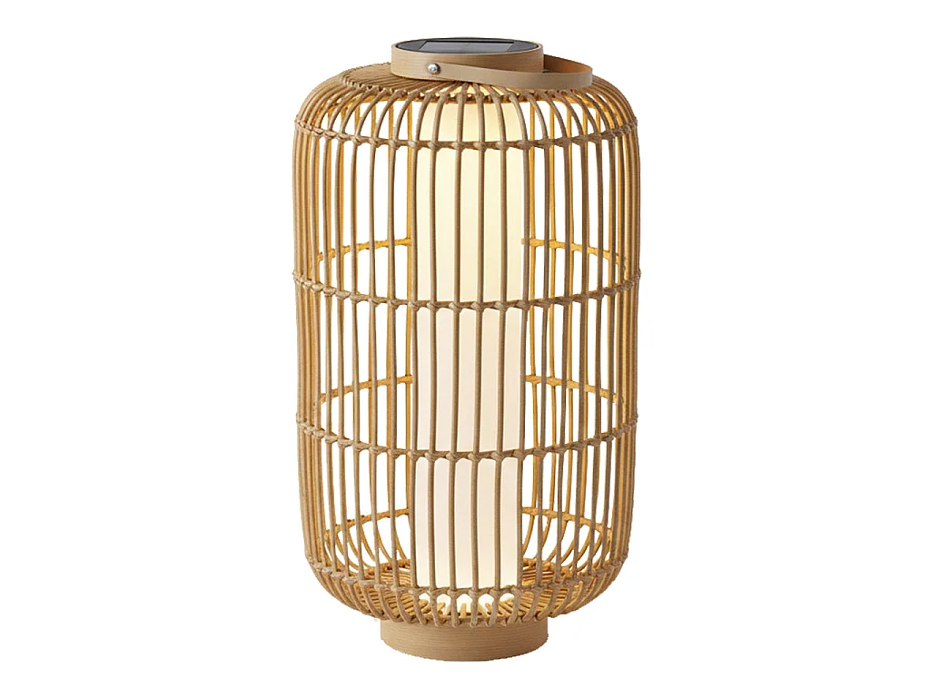 Lanterne solaire et rechargeable MARIEL TALL H60cm