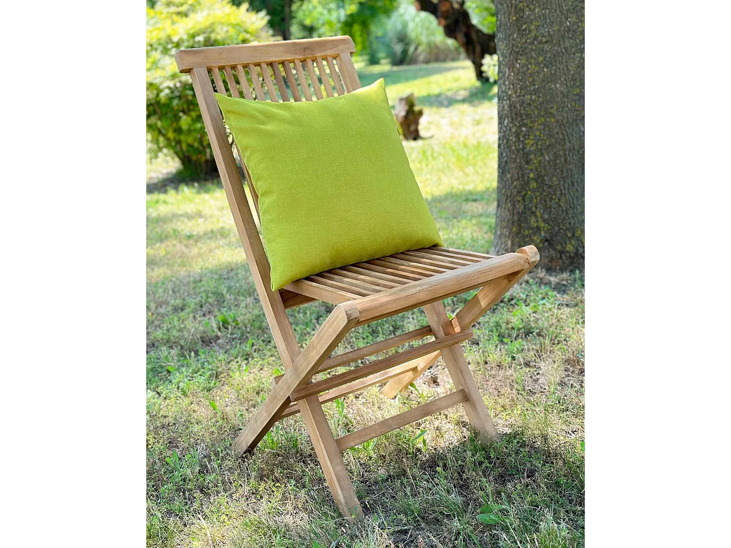 Sedia pieghevole in teak