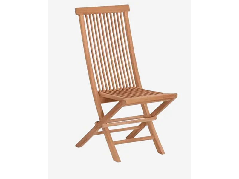 Sedia pieghevole in teak