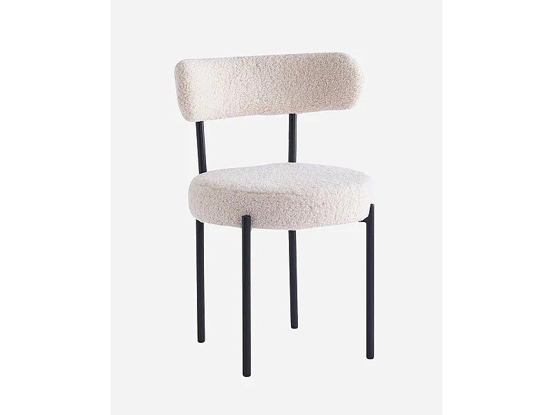 Sedia da pranzo bianca "Gaia"