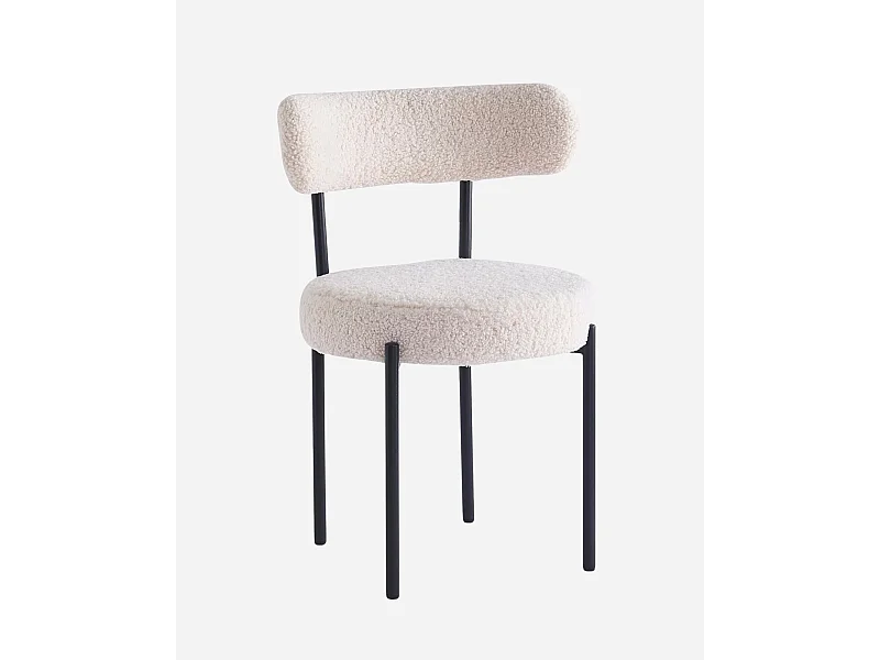 Sedia da pranzo bianca "Gaia"