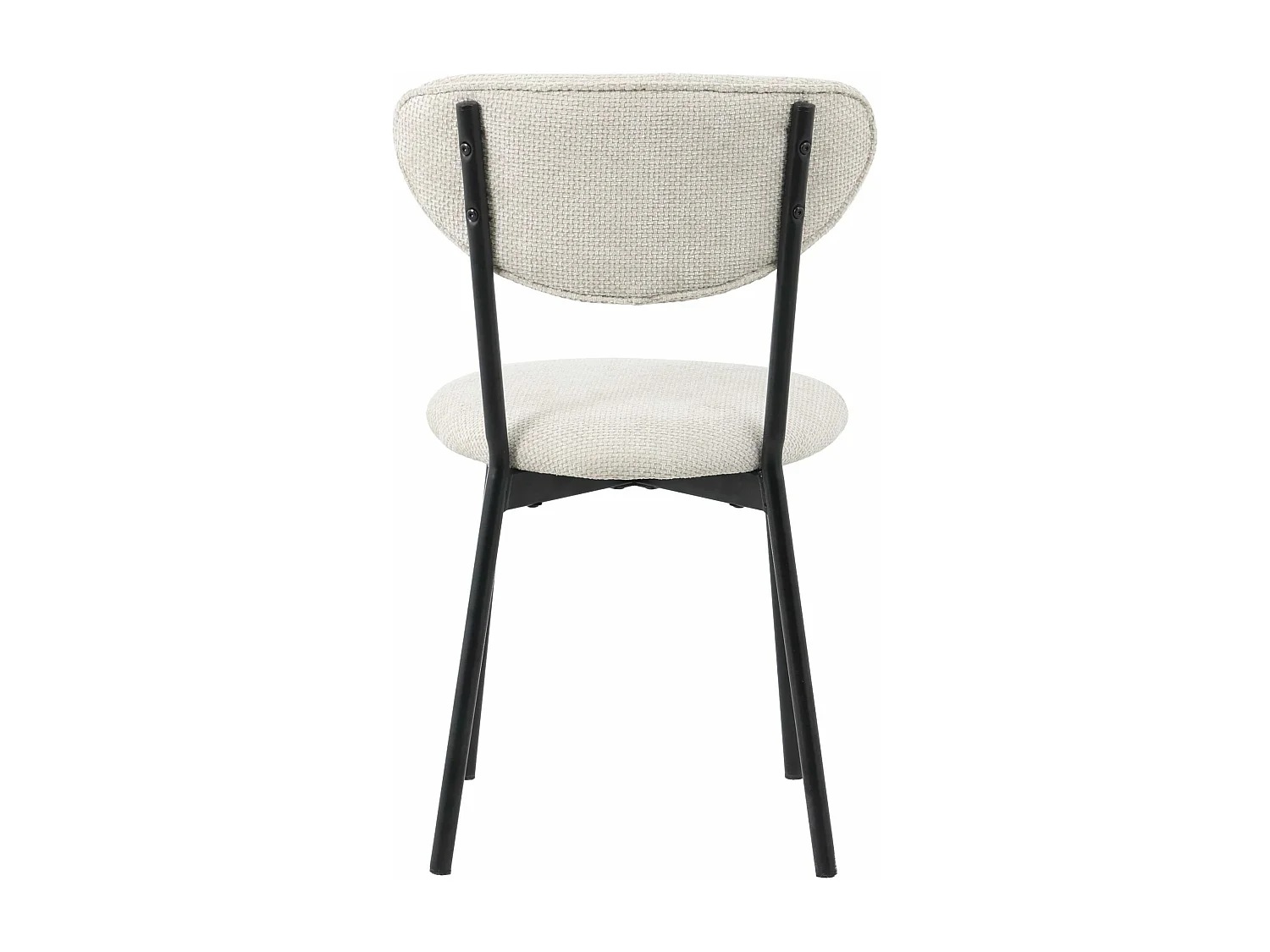 Sedia in tessuto beige "Nina"