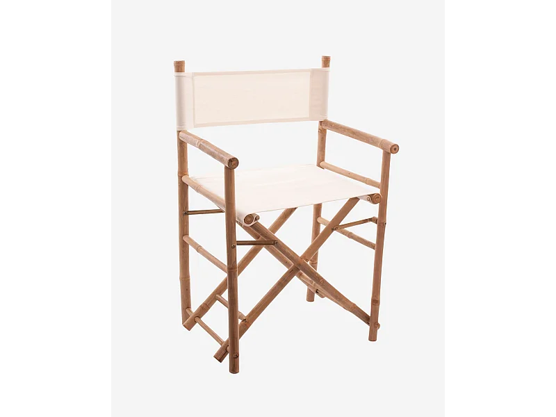 Sedia da regista in bambù