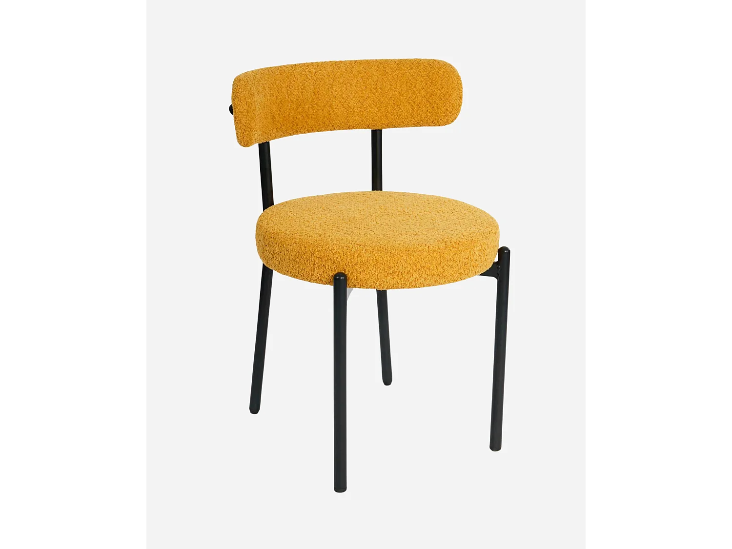 Sedia da pranzo gialla “Gaia”