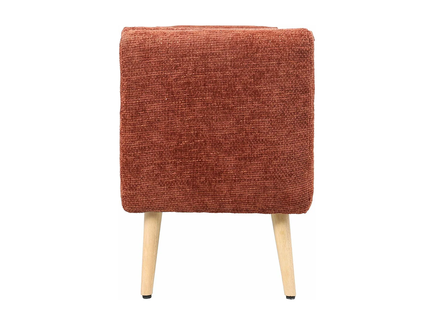 Panca in tessuto ruggine "Lila"