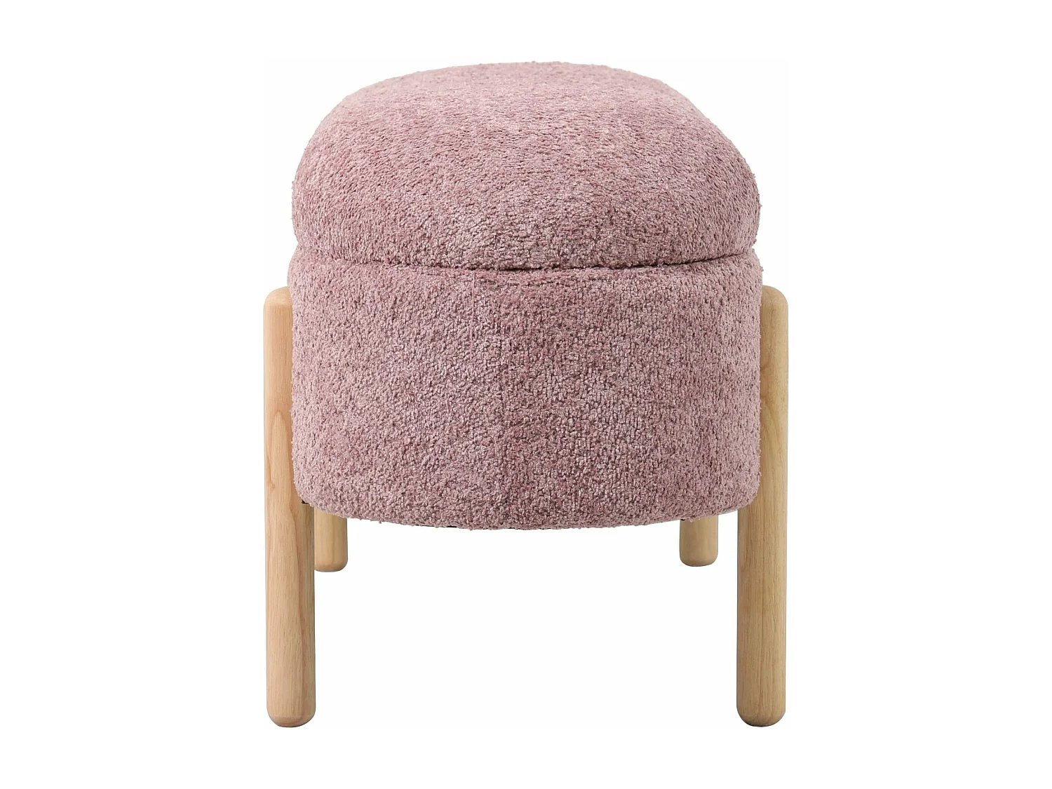 Panca baule rosa "Lara"