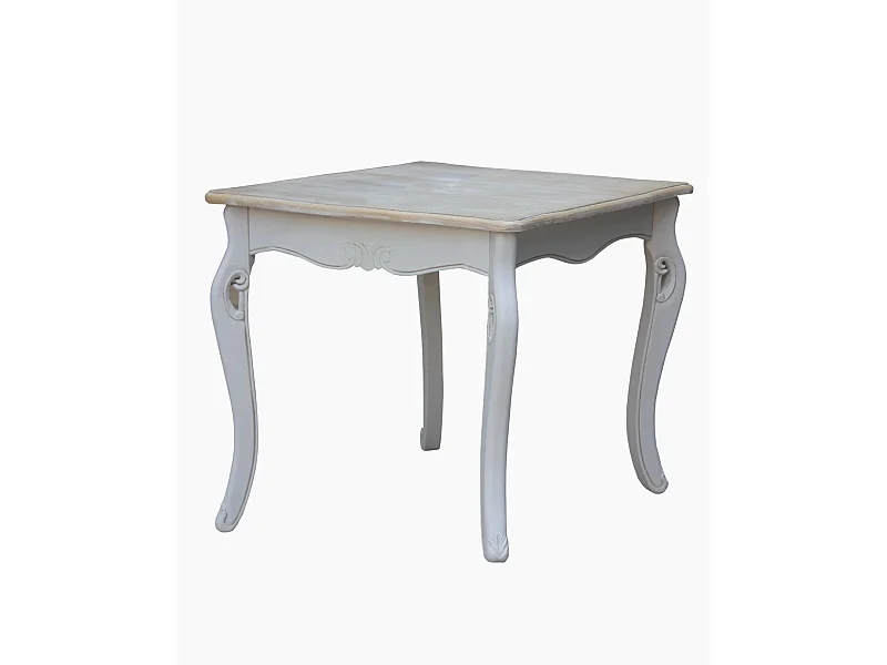 Tavolo da pranzo quadrato in paulownia